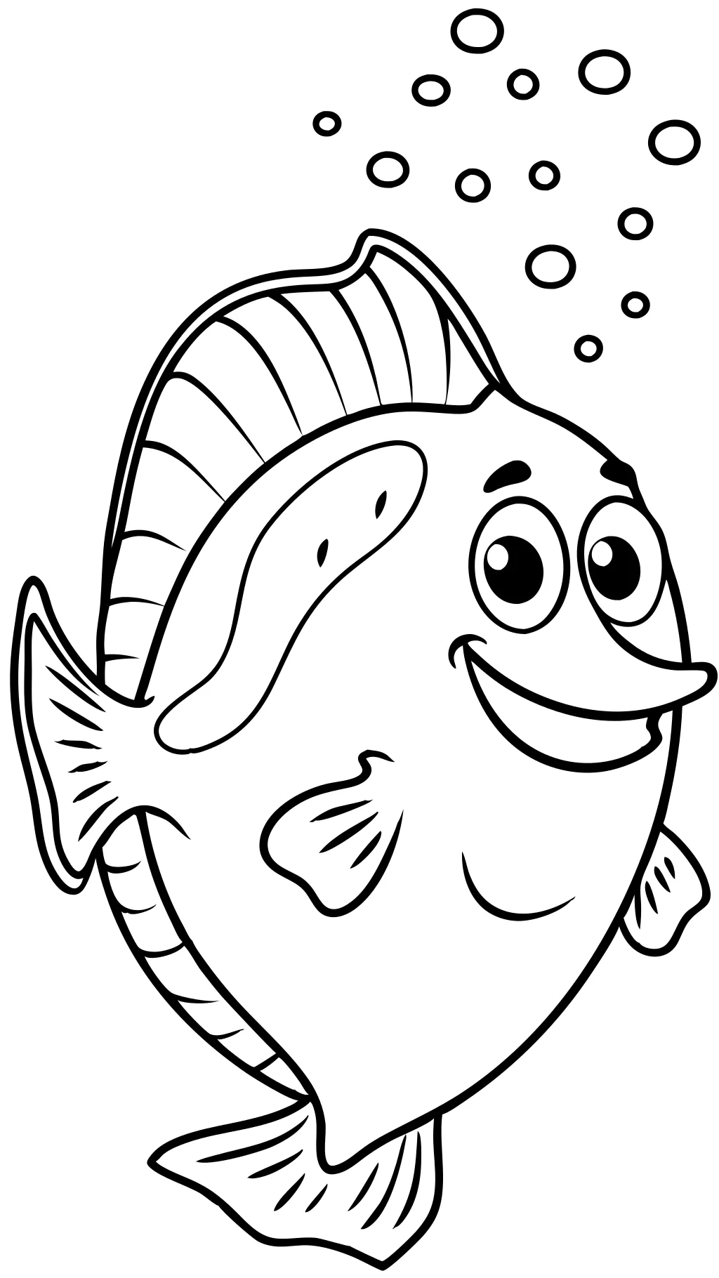 flounder coloring pages